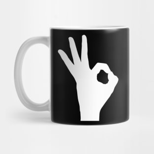 OK hand Mug